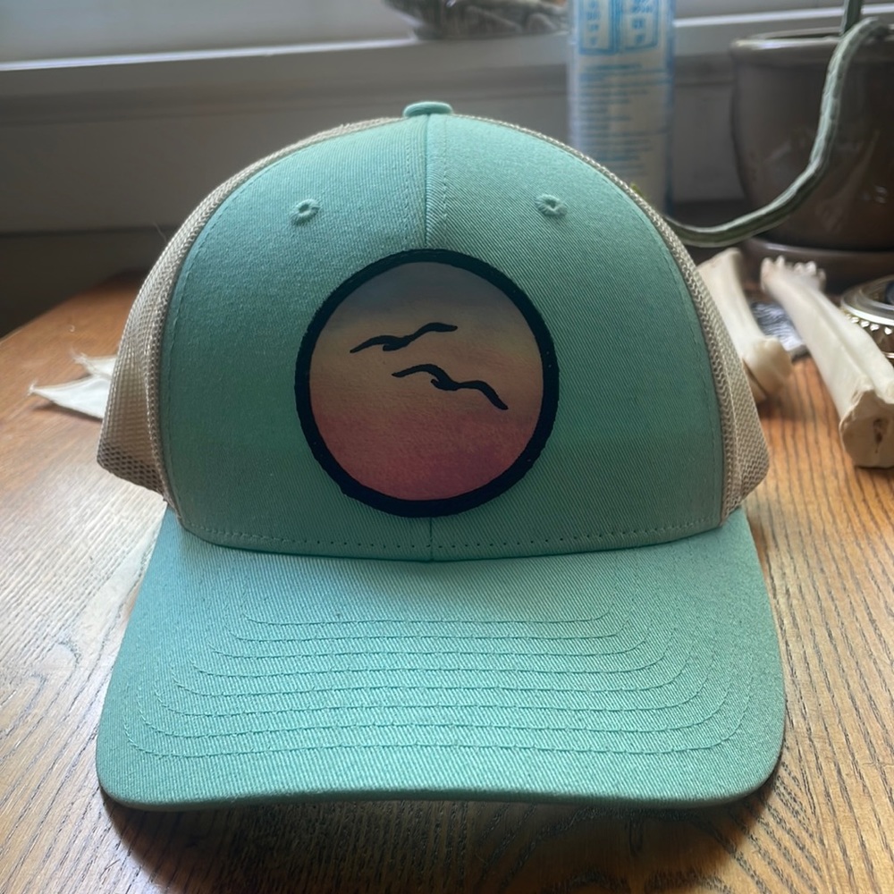 RARE Limited Edition Tommy Breeze Trucker Hat with sunset patch